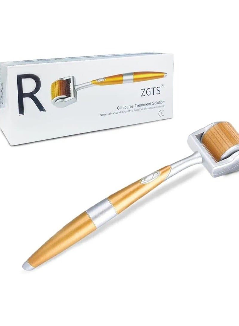 زد جي تي اس اسطوانة تدليك للبشرة بإبرة مايكرو ذهبي 1 مم - Image 1