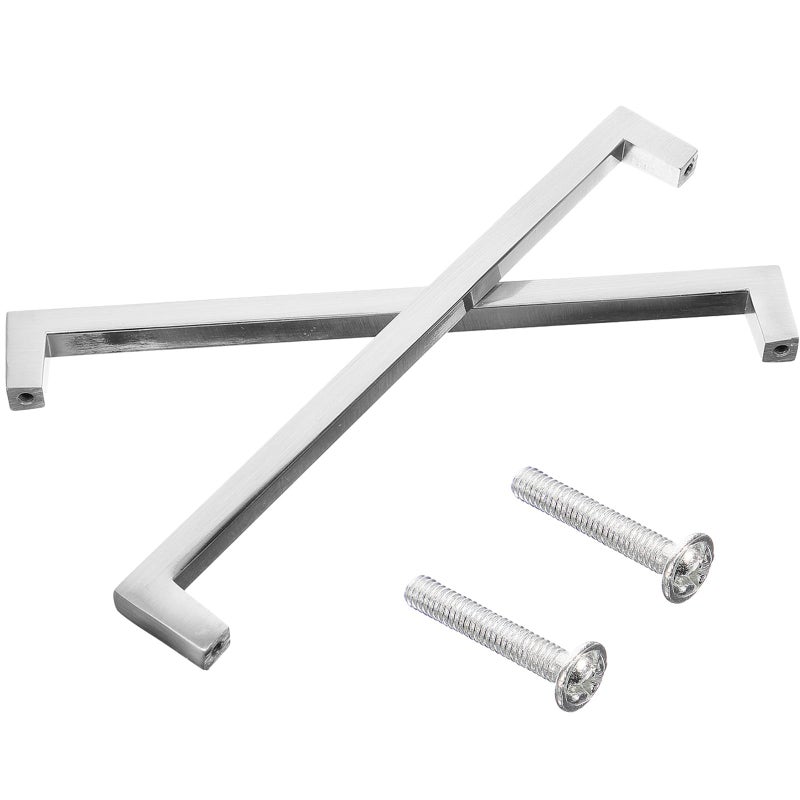 Aluminum Alloy Cabinet Handles 192mm Hole Spacing Matte Finish Kitchen Wardrobe Pulls - Image 2