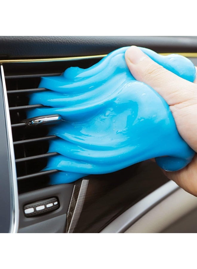 ECVV ECVV 2Pack Car Cleaning Gel Putty Reusable Cleaning Car Gel for Interior, Car Vents, Keyboard, PC, Universal Dust Removal Cleaner Supplies Car Detailing Kit - Image 1