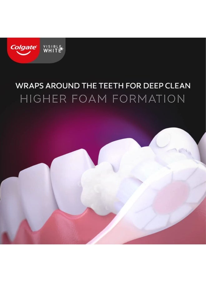 كولجيت فرشاة أسنان كولجيت فيزيبل وايت O2 - 2 قطعة - Image 5