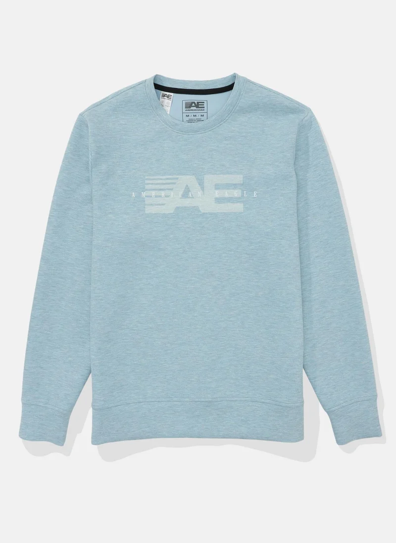 امريكان ايجل Logo 24/7 Crew Neck Sweatshirt
