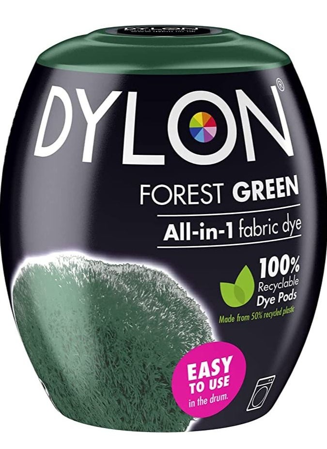 DYLON All In One Fabric Dye Pod Forest Green 350g  - Image 1