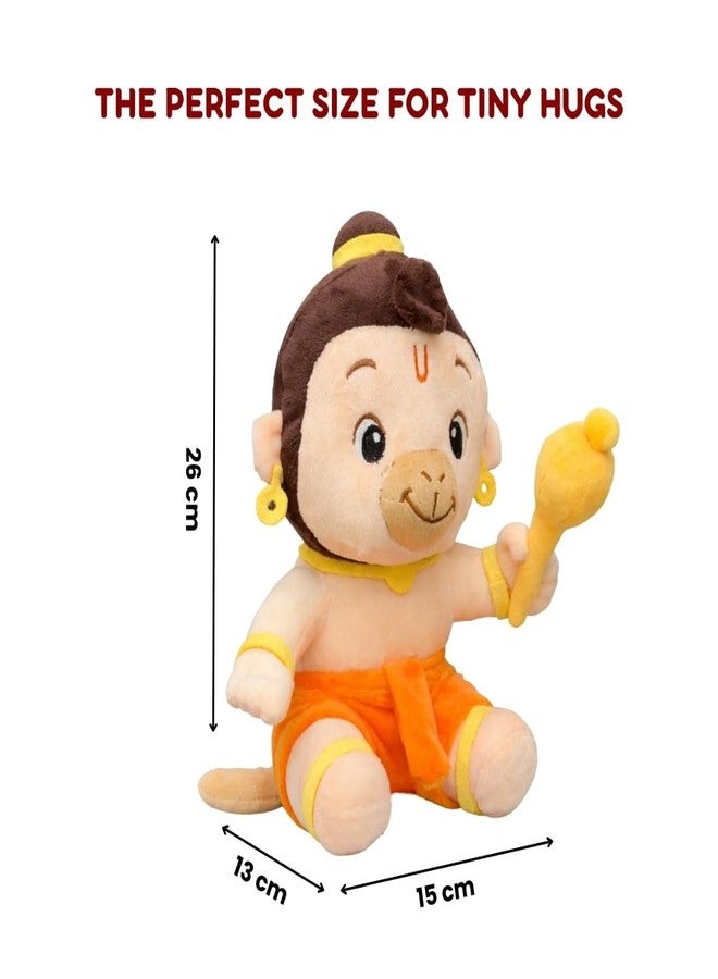 Clapstore Mantra Chanting Hanuman with Meditation Mode Interactive Musical Soft Stuffed Plush Toy | Non-Toxic, Safe | Best Birthday Gift for Newborn Kids (Boys, Girls) - Image 5