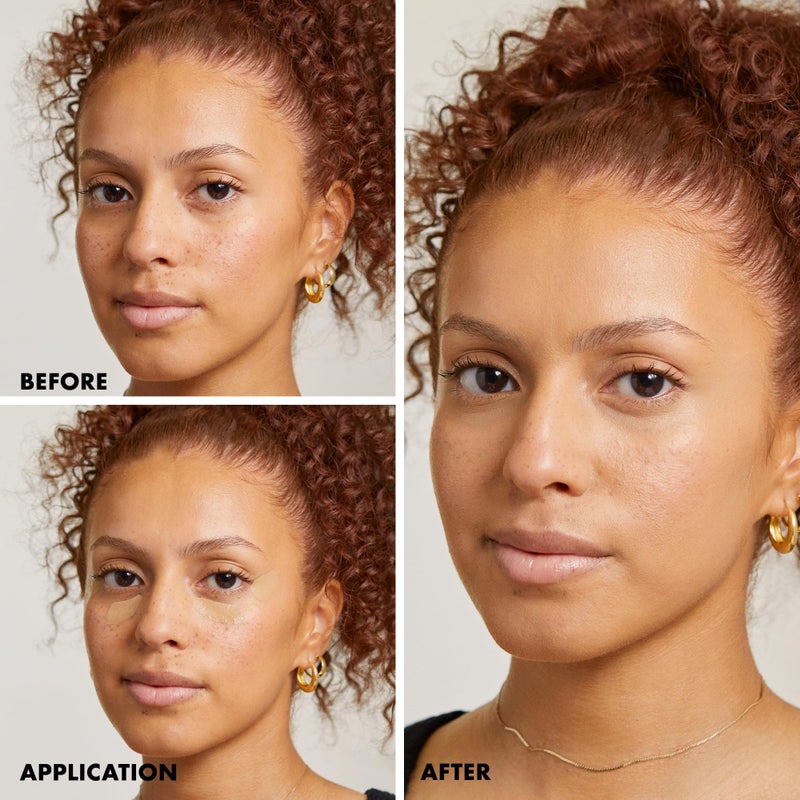 Milani Conceal + Perfect Longwear Concealer Full Coverage Infused with Hyaluronic Acid & Vitamin E, Cover Dark Circles, Blemishes & Skin Imperfections for Long-Lasting Wear - Medium Beige - Image 5