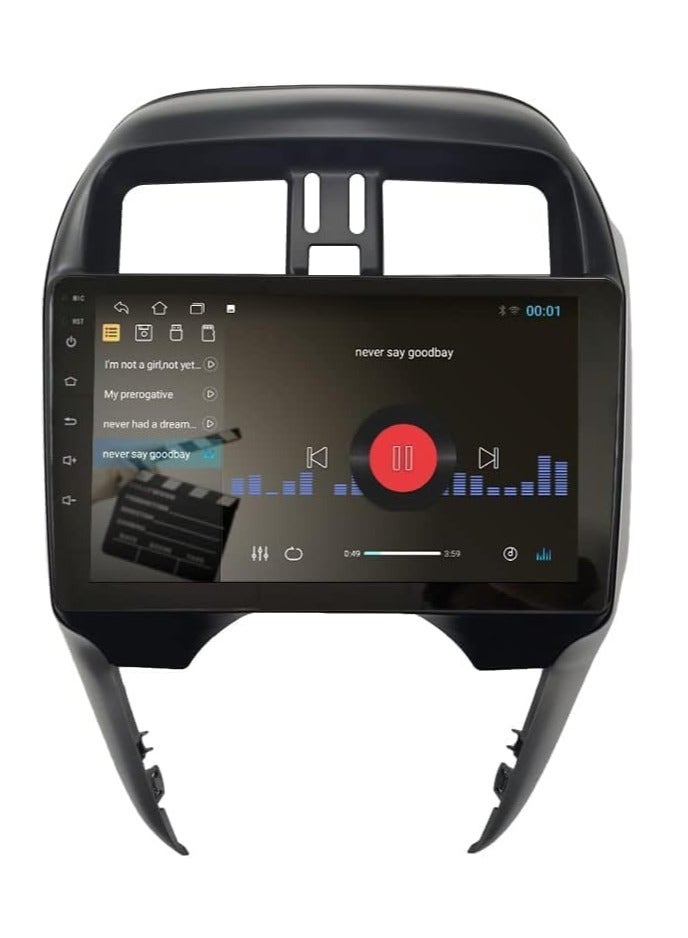 ستيريو سيارة أندرويد لسيارة Nissan Sunny 2014 2015 2016 2017 2018 2019 2GB RAM 32GB ROM 10 بوصة Apple Carplay، MirrorLink WiFi BT، DSP IPS شاشة تعمل باللمس مع كاميرا AHD متضمنة - Image 1