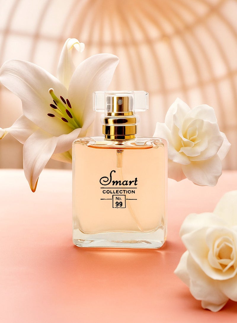 سمارت كولكشن  عطر رقم 99 من مجموعة إليجانت سمارت للنساء - 25 مل | عطر نسائي طويل الأمد برائحة البودرة والخشب - Image 2