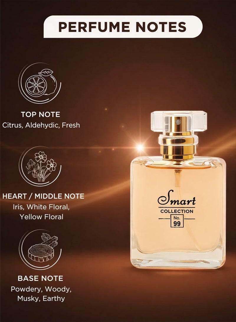 Smart collection Elegant Smart Collection No. 99 Perfume for Women – 25ml | Powdery & Woody Scent Long Lasting Perfume for Women - Image 2