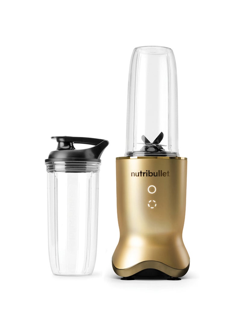 nutribullet Ultra 1200W High-Speed Blender, Multi-Functional, Quiet Motor, Tritan™ Renew Cups, Rapid Extractor Blades, BPA-Free, Shatter-Resistant, Glow Interface, 900 ml,  NBU-500G, 1-Year Warranty, Gold 900 ml 1200 W NBU-500G Gold - Image 2