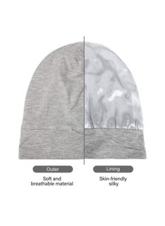 Geyoga 4 Pieces Hair Bonnet For Men Silk Satin Sleep Cap Cover Night Sleeping Beanie Gifts For Boyfriend Husband Dad (Dark Colors)  - Image 5