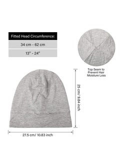 Geyoga 4 Pieces Hair Bonnet For Men Silk Satin Sleep Cap Cover Night Sleeping Beanie Gifts For Boyfriend Husband Dad (Dark Colors)  - Image 3