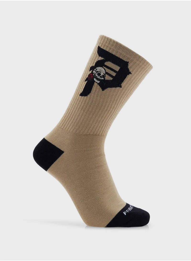 Primitive Rogue Crew Socks