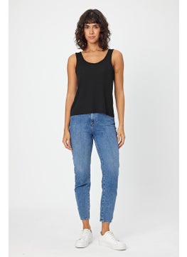 Alexander Gardi Thick Strap U Neck Ribbed Women's Tank Top (B24-0068)  - Image 1