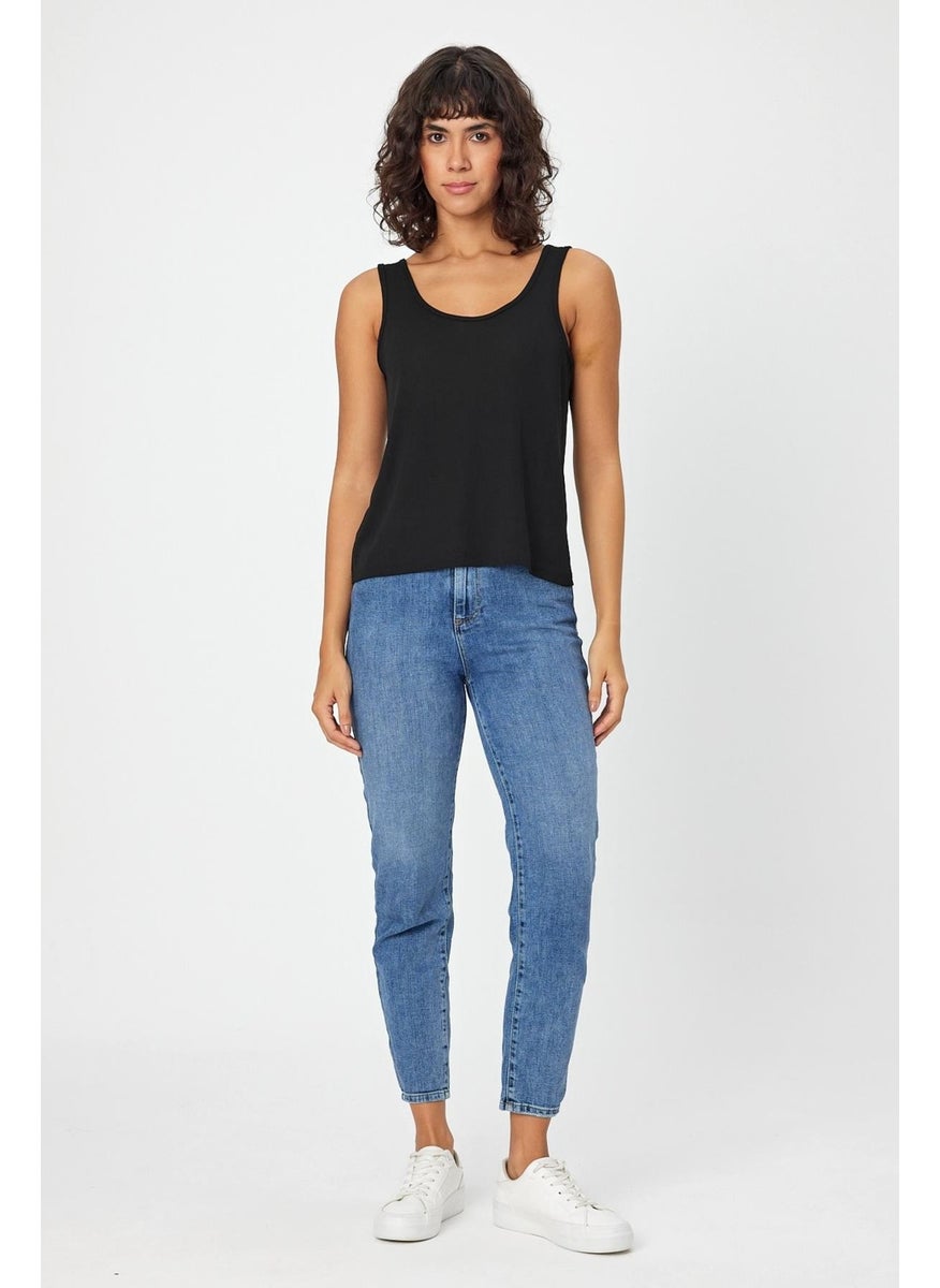 Alexander Gardi Thick Strap U Neck Ribbed Women's Tank Top (B24-0068)  - Image 1