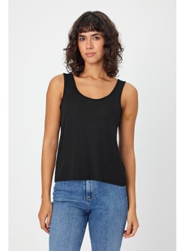 Alexander Gardi Thick Strap U Neck Ribbed Women's Tank Top (B24-0068)  - Image 2