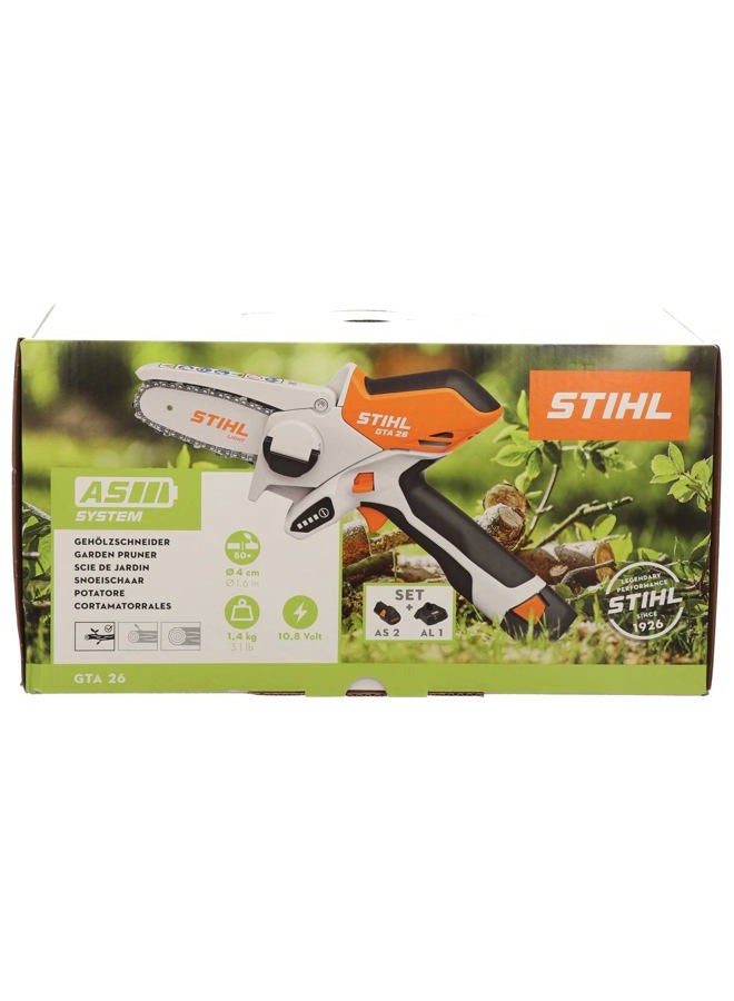STIHL GTA 26 Cordless Wood Cutter Set with Battery AS 2 and Charger AL 1, Battery Operated - Image 1