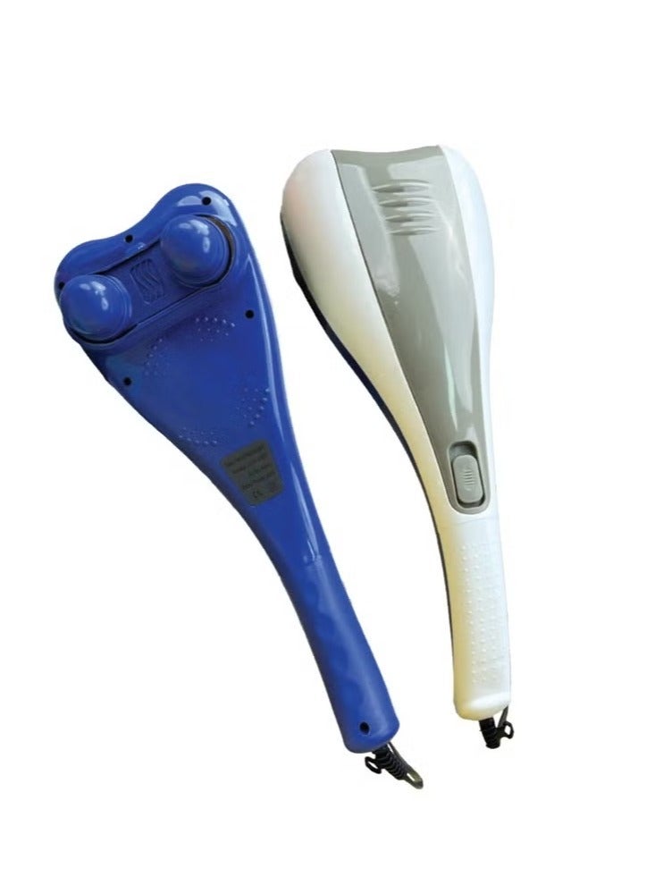 دينكس جهاز تدليك محمول باليد مزدوج الراس لكامل الجسم بالتسخين والاهتزاز بالاشعة تحت الحمراء لتدليك الانسجة الكهربائية مزدوجة الايقاع والرقبة والكتف والظهر والذراعين والساق والقدم وعضلات الساق - Image 4