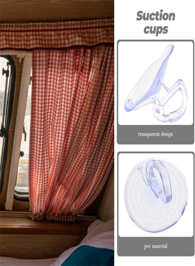 Car Sunshade Suction Cups, 30pcs Powerful Pull Ring Dovetail Sucker Hooks, Multi-Purpose Window Suction Cups for Kitchen Bathroom, Car Accessories  - Image 4