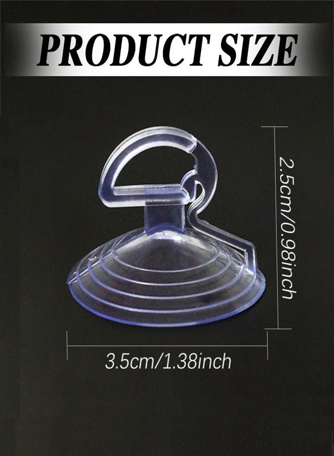 Car Sunshade Suction Cups, 30pcs Powerful Pull Ring Dovetail Sucker Hooks, Multi-Purpose Window Suction Cups for Kitchen Bathroom, Car Accessories  - Image 2