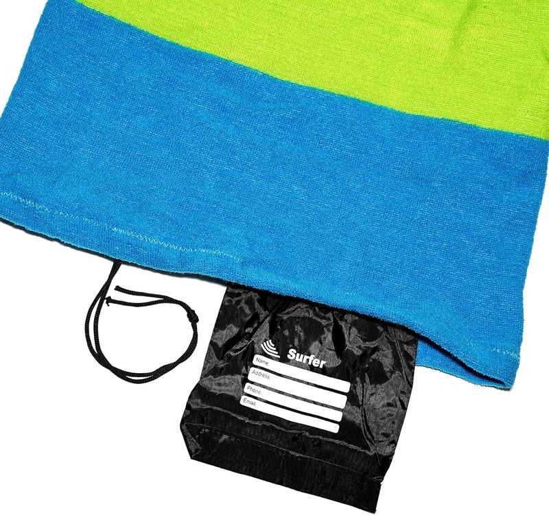 Tidal Wake TAG-IT Surf & Wake Board Socks, SNUB NOSE STYLE, Built-In Tag to Personalize with Your Name, 58" Long, 21" Wide - Image 2