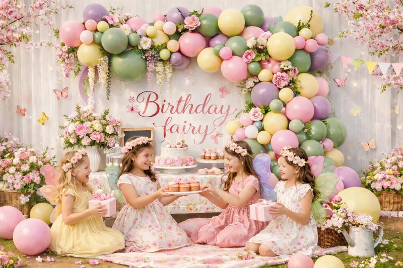 Beaumode Dusty Green Pink Yellow Purple Balloon Arch Kit for Wildflower Baby In Bloom Baby Shower Girls Birthday Love in Bloom Bridal Shower Boho Garden Boho Tea Party Decoration - Image 2