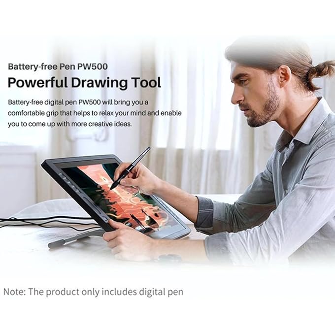 rayihni قلم PW500 ل HUION KAMVAS PRO 22 ل INSPIROY Q11K V2 Q620M GT-221 GT2201 لوح الرسم الرقمي قلم رسم - Image 3