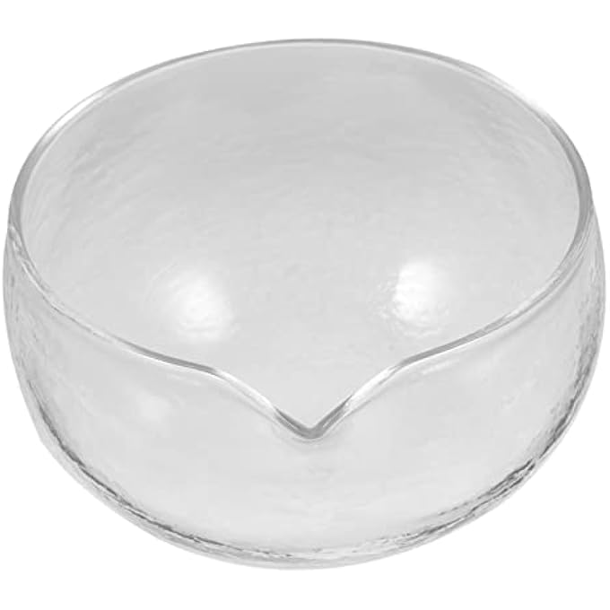 Unity Glass Matcha Bowl With Spout  Classical Clear Teacup  Dessert Cup  Japanese Style  Share Tea Asia - Image 2