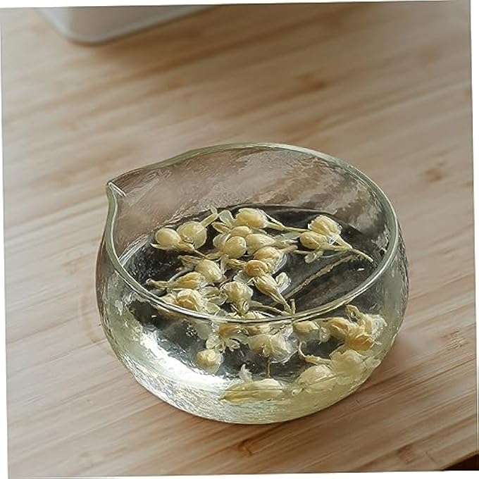 Unity Glass Matcha Bowl With Spout  Classical Clear Teacup  Dessert Cup  Japanese Style  Share Tea Asia - Image 3