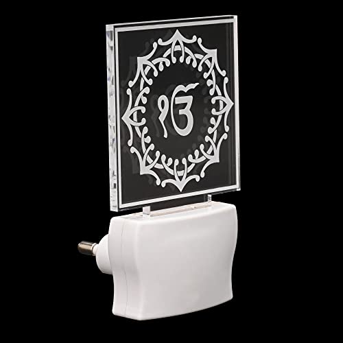 Somil 3D Illusion Ek Onkar Multi Colour LED Night Lamp, Self Color Changing, Dia: 5 X 10 X 5 Cm - Image 3