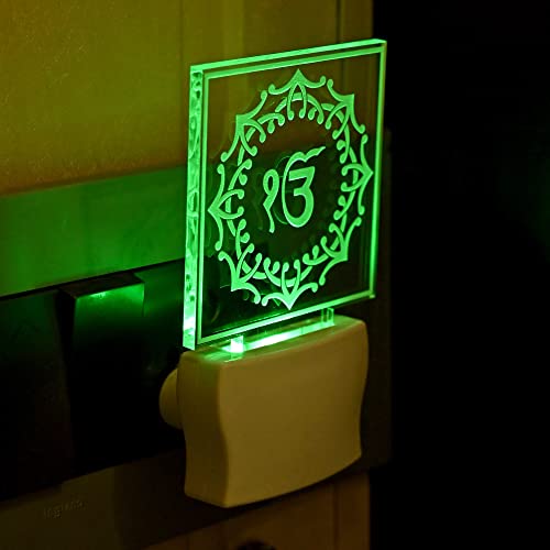 Somil 3D Illusion Ek Onkar Multi Colour LED Night Lamp, Self Color Changing, Dia: 5 X 10 X 5 Cm - Image 4