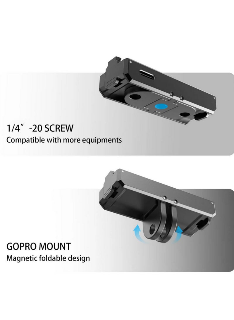 Magnetic Quick Release Adapter Mount for Insta360 Go 3 Thumb Camera Rechargeable Charging Base Bracket Action Camera Accessories - Image 5