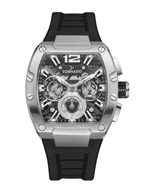 Men's Silicone Multi Function Watch T23105-SSBB - 43x54 mm