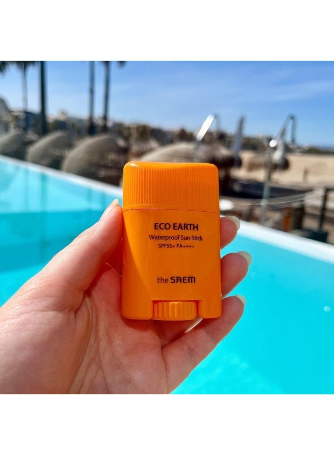 The Saem Eco Earth Waterproof Sun Stick SPF50+ 17g - Image 2