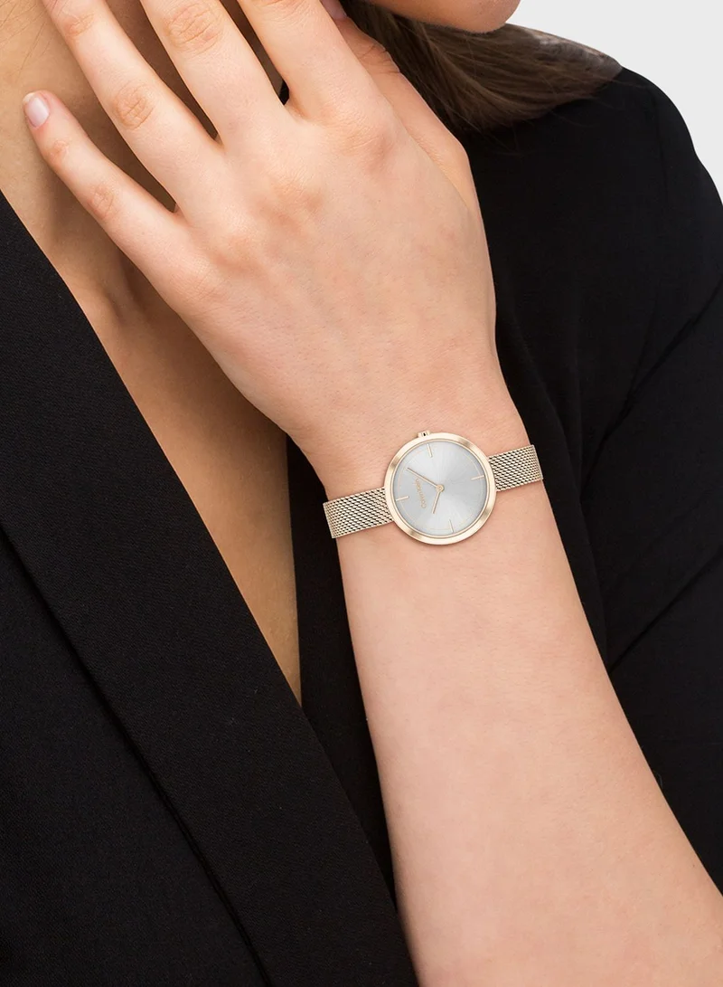 CALVIN KLEIN Beam Mesh Strap Analog Watch