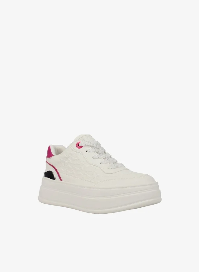 مايكل كورس هايز سنيكرز منصة بحروف شعار