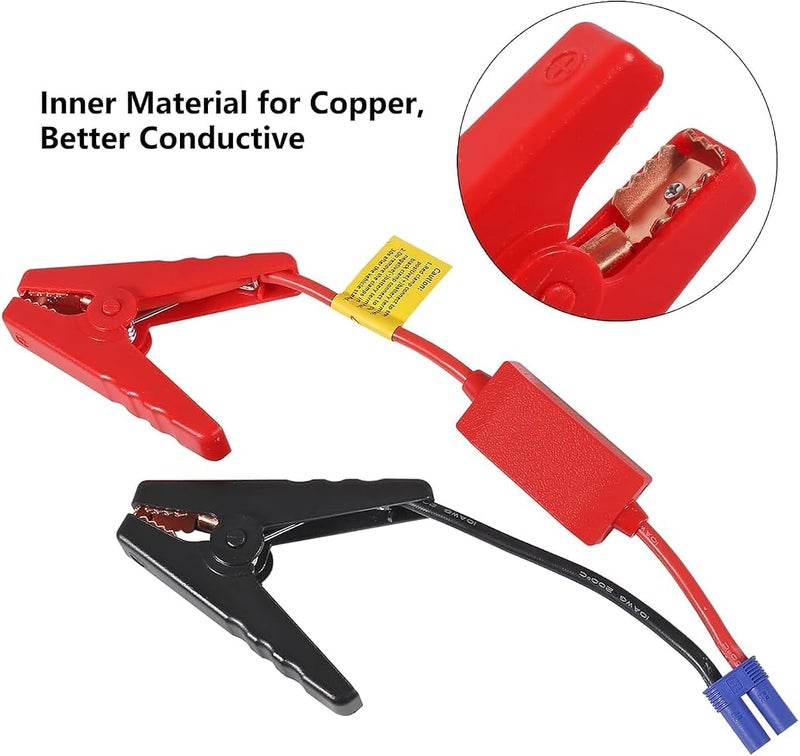 OSHIMA EC5 Jump Starter Cable, Jumper Cable for Emergency Portable Car, Extension Charging Cable with Battery Clamps, Universal for Vehicle, SUV, Truck, RV - Image 2