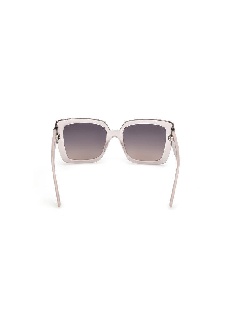 GUESS FULL RIM FEMALE SQUARE GREY INJECTED SUNGLASSES - Image 4