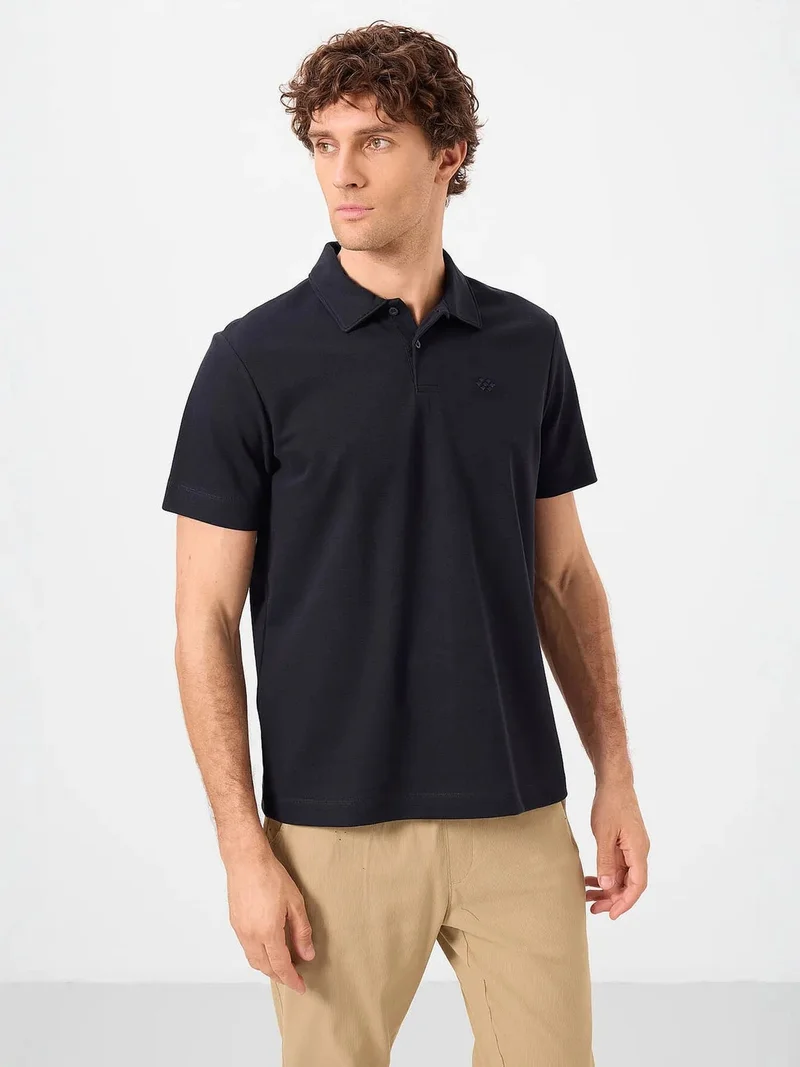 تومي لايف TOMMY Men's Cotton Elastane Polo T-Shirt