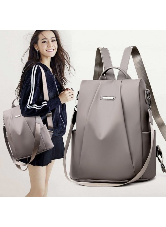 Generic Girls' Nylon Material Backpack, Student's Large-capacity School Bag College Bag Tourist Bag Back Bag, Daily Commuting Shoulder Bag Crossbody Bag Office Bag Handbag Tote Bags for Women/Teenagers  - Image 2