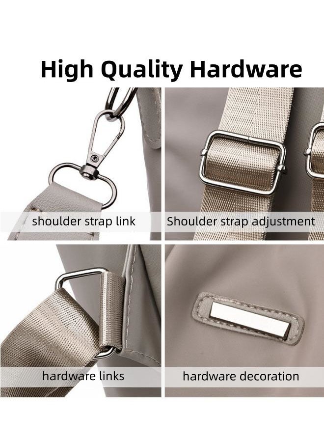 Generic Girls' Nylon Material Backpack, Student's Large-capacity School Bag College Bag Tourist Bag Back Bag, Daily Commuting Shoulder Bag Crossbody Bag Office Bag Handbag Tote Bags for Women/Teenagers  - Image 5