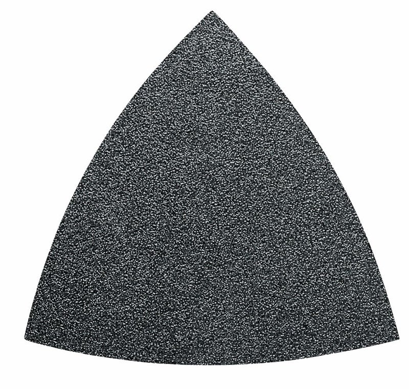 Fein Sanding Sheets with Hook & Loop Attachment - Aluminum Oxide, Full Resin Bond, Multi-Material Use, Unperforated, 40 Grit, 3-1/8" Edge Length, 50-Pack - 63717081018 - Image 1