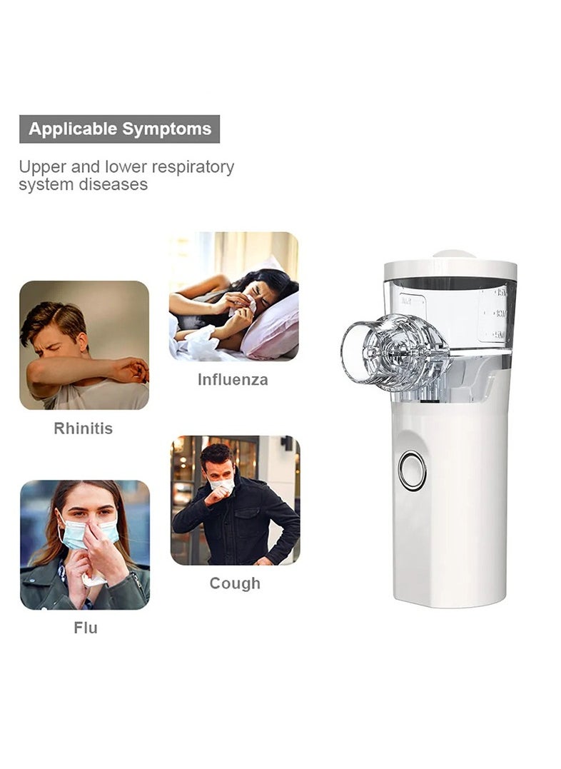 ANRIKKA - Portable Nebulizer Mini Vaporizers Handheld Atomizers for Adults and Children Travel Nebulizer Steam Inhalator Low Power - Image 1