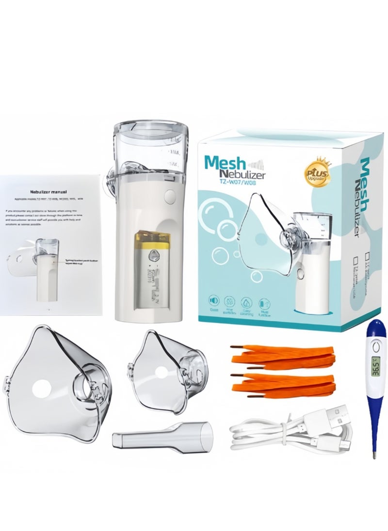 ANRIKKA - Portable Nebulizer Mini Vaporizers Handheld Atomizers for Adults and Children Travel Nebulizer Steam Inhalator Low Power - Image 1
