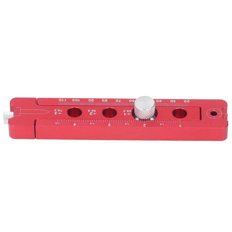 Aluminum Alloy Woodworking Circular Drawing Tool With 2 Pencils And British System Scale - Image 5