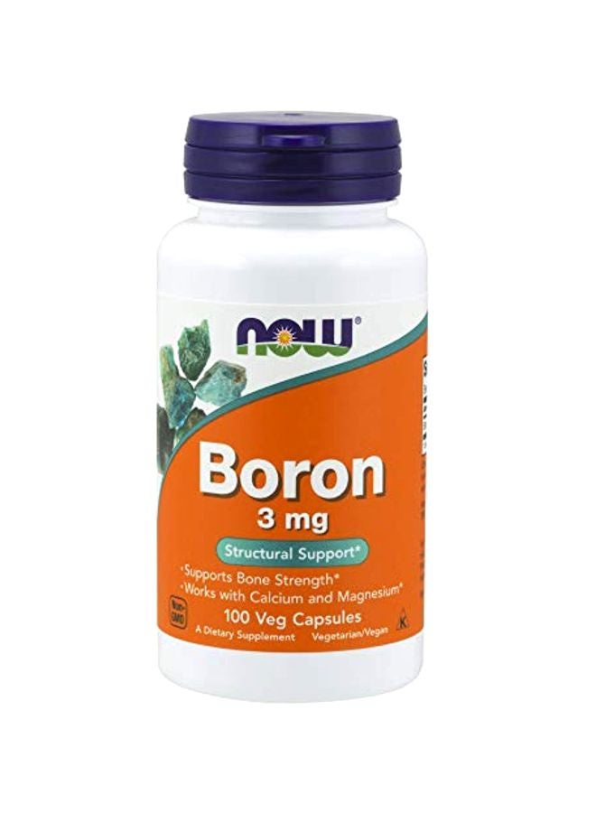 ناو فودز بورون - لدعم الجهاز الهيكلي 3 مجم 100 كبسولة نباتية - Image 1