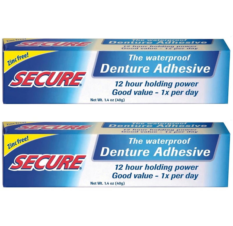 Secure Denture Bonding Cream 14 Ounce 2 per case - Image 1