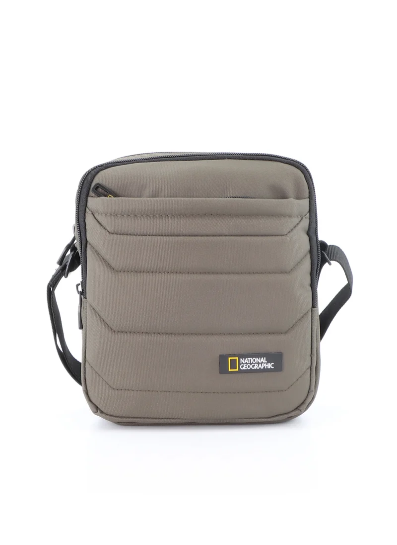 ناشيونال چيوغرافيك National Geographic Pro Utility Bag Khaki - Everyday Shoulder Bag for Men and Women, Durable School Travel College Office University Business Bag