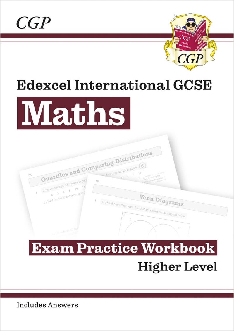 كتاب تمارين امتحان الرياضيات الدولي Edexcel الجديد: المستوى الأعلى - الدرجة 9-1 مع الإجابات - Image 1