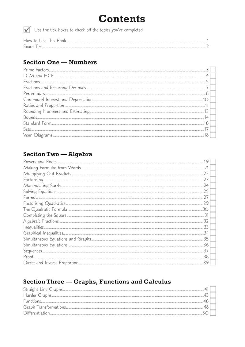 كتاب تمارين امتحان الرياضيات الدولي Edexcel الجديد: المستوى الأعلى - الدرجة 9-1 مع الإجابات - Image 3