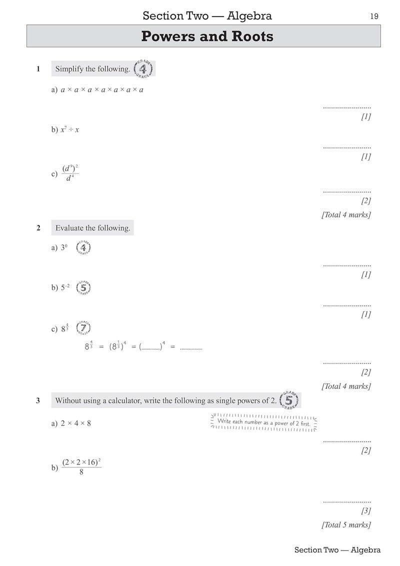 كتاب تمارين امتحان الرياضيات الدولي Edexcel الجديد: المستوى الأعلى - الدرجة 9-1 مع الإجابات - Image 5