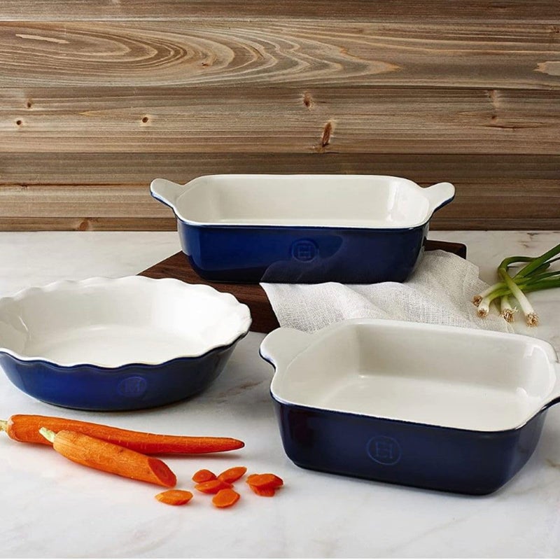 Emile Henry Modern Classics Collection 8" x 5.5" Rectangular Baking Dish | Twilight - Image 3